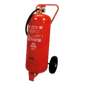 Extintor Polvo ABC de 25 Kg. sobre ruedas