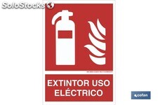 Extintor uso eléctrico