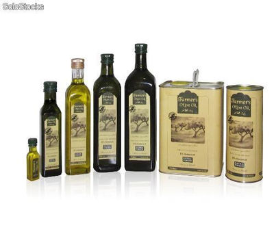 Extra virgin olive oil in Bottles