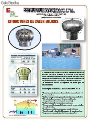 Extractores eolicos