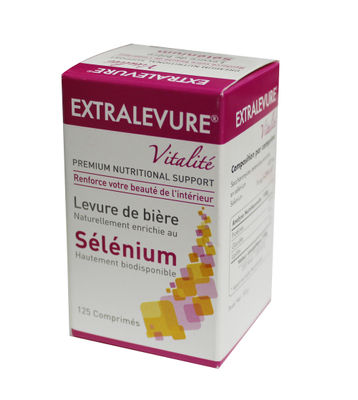 Extralevure vitalité sélénium 125 comprimés