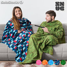 Extraweiche Snug Snug Decke mit Ärmeln für Erwachsene | Originelle Muster