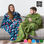 Extraweiche Snug Snug Decke mit Ärmeln für Erwachsene | Originelle Muster - 1