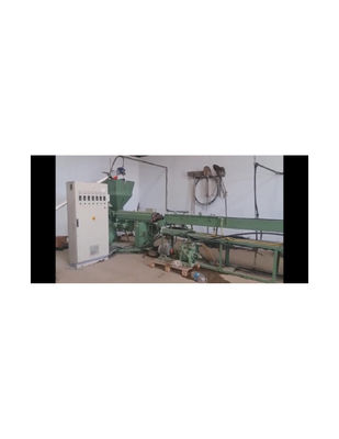 Extrusion line of PE pipes