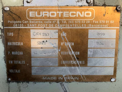Extrusora 1 husillo Eurotecno 125 mm 35 L/D - Foto 2