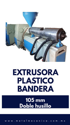 Extrusora de Plastico Doble Husillo BANDERA 105 mm - Foto 5