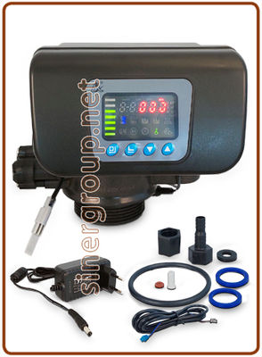 F63 Runxin water softener valve - Meter, Time without accessories with by-pass