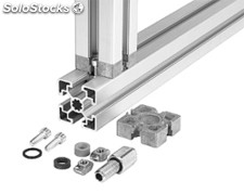 fabricacion de perfiles estructurales de aluminio y todos sus accesorios