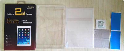 Fabricante protector vidrio templado ultra claro anti huellas para Ipad air 1/2 - Foto 5