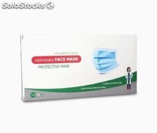 Face mask - masques de protection en tissu non tissé boite 10u - Bleu