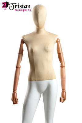 Faceless female mannequin with articulable arms - Foto 5