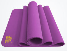 Facile à plier et anti-skid tapis de yoga en caoutchouc 183*61*5cm