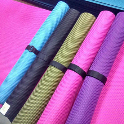 Facile à plier et anti-skid tapis de yoga en caoutchouc 183*61*5cm - Photo 5