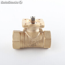 Factory Direct sales square head link DN20 two-way PN20 brass ball valve