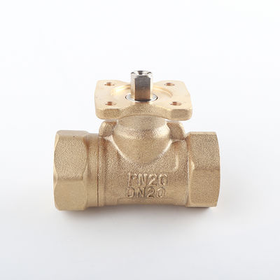 Factory Direct sales square head link DN20 two-way PN20 brass ball valve