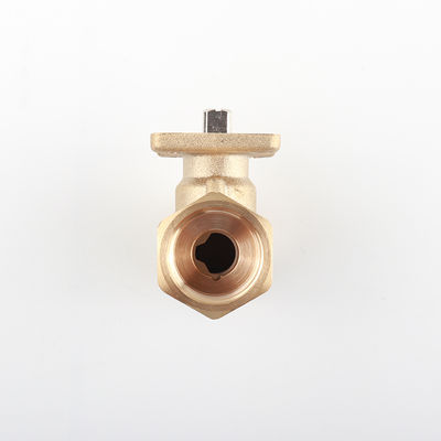 Factory Direct sales square head link DN20 two-way PN20 brass ball valve - Foto 2