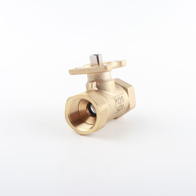 Factory Direct sales square head link DN20 two-way PN20 brass ball valve - Foto 3