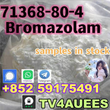 Factory hot sale Bromazolam CAS 71368-80-4 +852 59175491Protonitazene