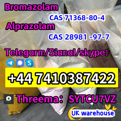 Factory sales CAS 71368-80-4 Bromazolam CAS 28981 -97-7 Alprazolam Telegarm/Sig