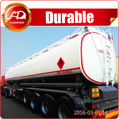 Factory supply transporting fuel tanker semi trailer,used oil tanker for sale - Foto 3