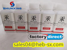 Factory Wholesale mercury silver 99.999% Hg