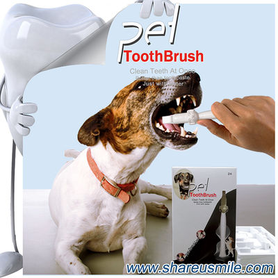 Factory Wholesale Pet Cat Oral Care Products Dog Grooming Brushes for Teeth Clea - Photo 2
