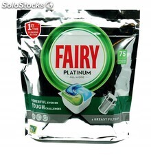 Fairy lavavajillas 75 unidades . Platinum todo en uno cápsulas.