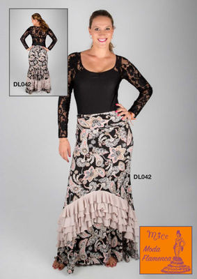 Falda de ensayo Flamenco diseño