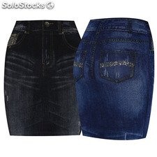 Faldas Tipo Jeans Ref. 0184