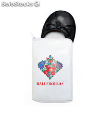 Faltbare Ballerinas Wechselschuhe zum Mitnehmen - Ballerollas schwarz