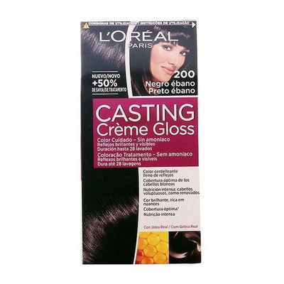 Farba bez Amoniaku Casting Creme Gloss L&#39;Oreal Make Up Casting Creme Gloss Czarn