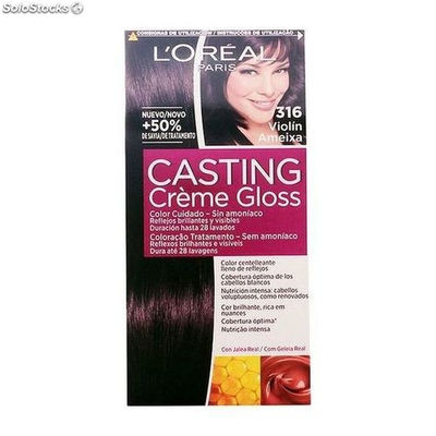 Farba bez Amoniaku Casting Creme Gloss L&#39;Oreal Make Up Casting Creme Gloss Plum