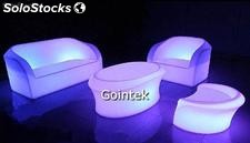 Farbwechsel glowing led Akku mit Sofa