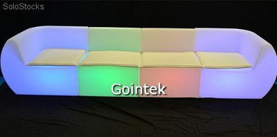 Farbwechsel glowing led Akku mit Sofa - Foto 2
