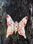Farfalla in ceramica con magnete realizzata e dipinta a mano - 1