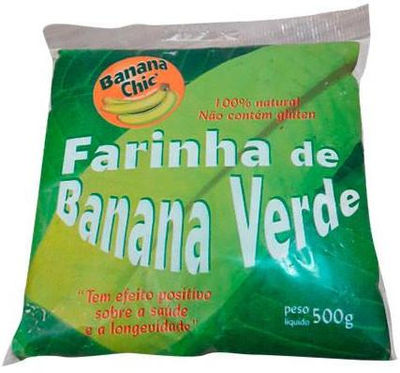 Farinha de Banana Verde Pura 500g - Foto 2