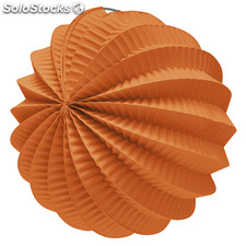 Farol esferico 30 cm naranja, 12