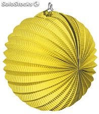 Farol esferico amarillo 22 cm, 12