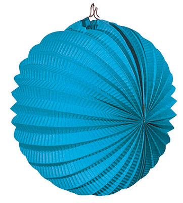 Farol esferico azul celeste 22 cm, 12