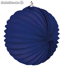 Farol esferico azul oscuro 22 cm, 12