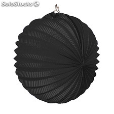 Farol esferico negro 22 cm, 12