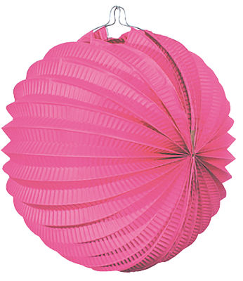 Farol esferico rosa 22 cm, 12