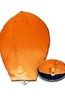 Farolillo volador color naranja de 90 cm.