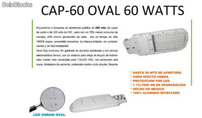 Faros CAP-60 oval 60 watts
