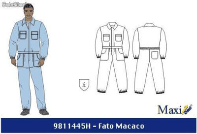 Fato-Macaco - Vestuário de trabalho e uniformes - Foto 4