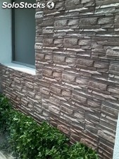 Fausse pierre pour mur maison
