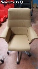 Fauteuil de direction en veritable cuir