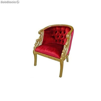 fauteuil de style rouge cygne