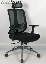 Fauteuil Egronomique avec têtière noir