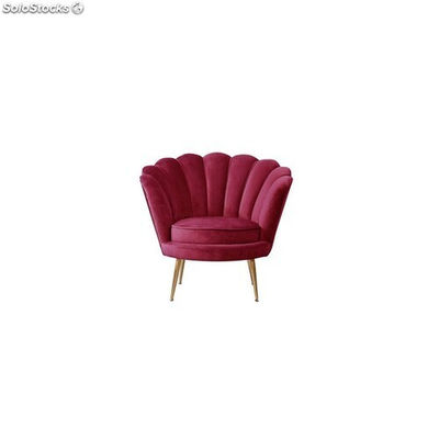 fauteuil style rétro rouge